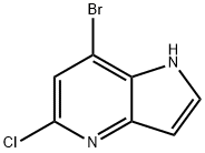 7-BroMo-5-chloro-4-azaindole Struktur