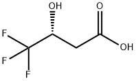 (R)-4,4,4-TRIFLUORO-3-HYDROXYBUTYRIC ACID Struktur