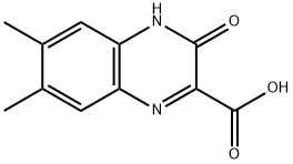 6,7-DiMethyl-3-oxo-3,4-dihydroquinoxaline-2-carboxylic acid Struktur