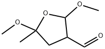 TETRAHYDRO-2,5-DIMETHOXY-5-METHYLFURAN-3-CARBALDEHYDE Struktur