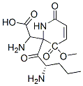 norvalyl-N(3)-(4-methoxyfumaroyl)-2,3-diaminopropionic acid Struktur