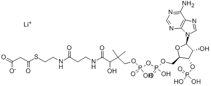 MALONYL COENZYME A LITHIUM SALT Struktur