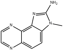 2-AMINO-3-METHYL-3H-IMIDAZO[4,5-F]QUINOXALINE Struktur