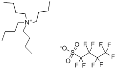 PERFLUOROBUTANESULFONIC ACID TETRABUTYLAMMONIUM SALT Struktur