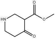 4-OXO-PIPERIDINE-3-CARBOXYLIC ACID METHYL ESTER Struktur