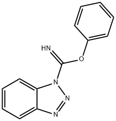 phenyl 1H-benzo[d][1,2,3]triazol-1-carbiMidate Struktur