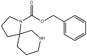 1,7-Diazaspiro[4.5]decane-1-carboxylic acid, phenylmethyl ester Struktur