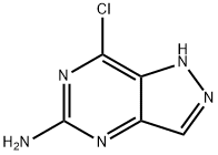 1H-Pyrazolo[4,3-d]pyriMidin-5-aMine, 7-chloro- Struktur