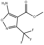 4-Isoxazolecarboxylicacid,5-amino-3-(trifluoromethyl)-,methylester(9CI) Struktur