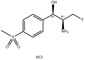 FLORFENICOL AMINE, HYDROCHLORIDE Struktur