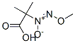 Propanoic acid, 2-(methoxy-NNO-azoxy)-2-methyl- (9CI) Struktur