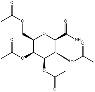 2,3,4,6-TETRA-O-ACETYL-BETA-D-GALACTOPYRANOSYL FORMAMIDE Struktur