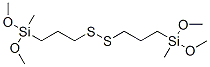 2,13-Dioxa-7,8-dithia-3,12-disilatetradecane, 3,12-dimethoxy-3,12-dimethyl- Struktur