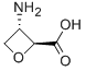 (2S, 3S)-3-AMINO-2-OXETANECARBOXYLIC ACID Struktur