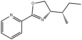 Pyridine, 2-[(4S)-4,5-dihydro-4-[(1S)-1-methylpropyl]-2-oxazolyl]- Struktur