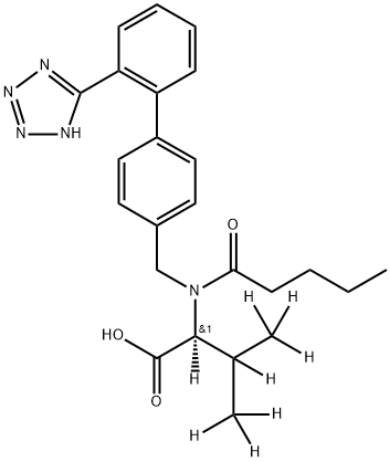 Valsartan-d8 Struktur