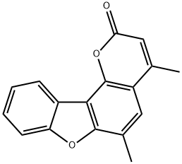 4,6-dimethylbenzoangelicin Struktur