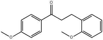 4'-METHOXY-3-(2-METHOXYPHENYL)PROPIOPHENONE Struktur