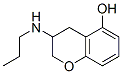 3-propylamino-5-hydroxychroman Struktur