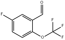 5-fluoro-2-trifluoromethoxybenzaldehyde Struktur