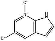 1H-pyrrolo[2,3-b]pyridine, 5-broMo-, 7-oxide Struktur