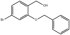 [2-(Benzyloxy)-4-broMophenyl]Methanol Struktur