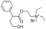 diethyl-[2-(4-hydroxy-2-phenyl-butanoyl)oxyethyl]-methyl-azanium bromide Struktur