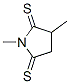 2,5-Pyrrolidinedithione,  1,3-dimethyl- Struktur