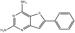 2,4-DIAMINO-6-PHENYL-THIENO[3,2-D]PYRIMIDINE Struktur