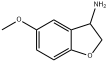 5-METHOXY-2,3-DIHYDRO-BENZOFURAN-3-YLAMINE HYDROCHLORIDE Struktur