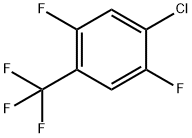 1-氯-2,5-二氟-4-(三氟甲基)苯 結(jié)構(gòu)式