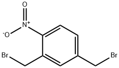 2,4-bis(broMoMethyl)-1-nitrobenzene Struktur