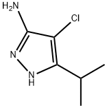 1H-Pyrazol-3-amine,  4-chloro-5-(1-methylethyl)- Struktur