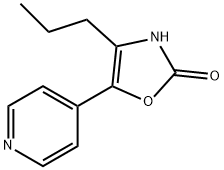 4-propyl-5-(4-pyridinyl)-2(3H)-oxazolone Struktur