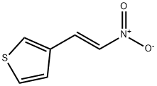 3-(2-nitrovinyl)thiophene Struktur