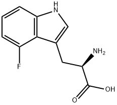 4-FLUORO-D-TRYPTOPHAN Struktur