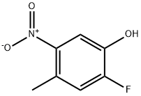 2-Fluoro-4-methyl-5-nitrophenol, 110298-75-4, 結(jié)構(gòu)式