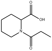 1-Propionyl-2-piperidinecarboxylic acid Struktur