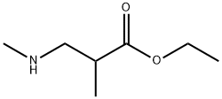 Ethyl 2-methyl-3-(methylamino)propanoate Struktur