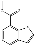 Methyl benzo[b]thiophene-7-carboxylate Struktur