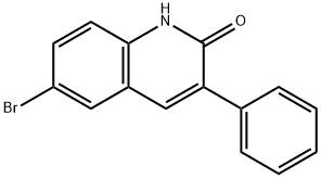 6-BROMO-3-PHENYL-2-QUINOLINOL Struktur