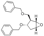 (1S,2R,3S,5R)-3-(Phenymethyloxy)-2-(phenylmethoxy)methyl-6-oxabicyclo[3.1.0]hexane Structure