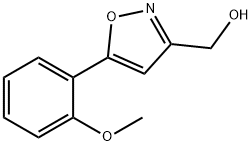 5-(2-METHOXYPHENYL)-3-ISOXAZOLEMETHANOL Struktur