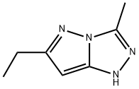 1H-Pyrazolo[5,1-c]-1,2,4-triazole,  6-ethyl-3-methyl- Struktur