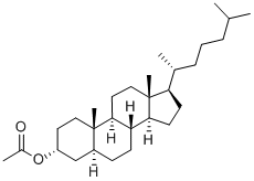 5-ALPHA-CHOLESTAN-3-ALPHA-OL ACETATE Struktur