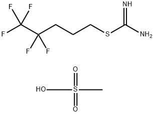 S-(4,4,5,5,5-Pentafluoropentyl)isothiourea Methanesulfonate Struktur