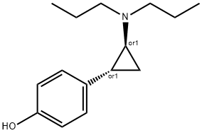 Phenol, 4-(2-(dipropylamino)cyclopropyl)-, trans-(+-)- Struktur