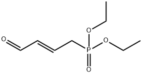 Phosphonic acid, (4-oxo-2-butenyl)-, diethyl ester, (E)- Struktur