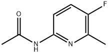 6-(Acetylamino)-3-fluoro-2-methylpyridine, 6-Acetamido-3-fluoro-2-methylpyridine Struktur