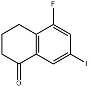 5,7-DIFLUORO-3,4-DIHYDRO-2H-NAPHTHALEN-1-ONE Structure